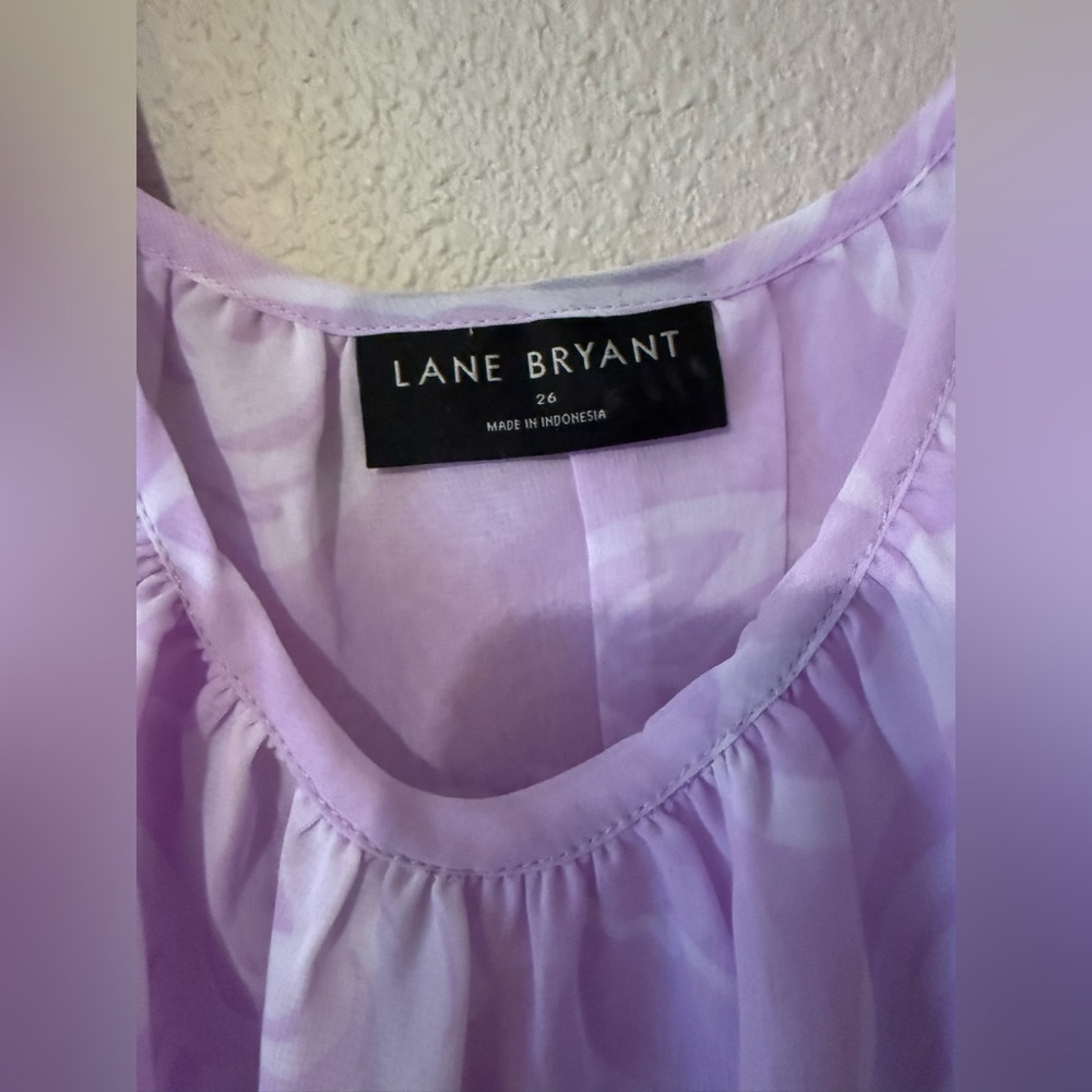 LANE BRYANT STRAIGHT HEM CAMI GROSGRAIN RIBBON STRAPS 26 - Picture 4 of 6